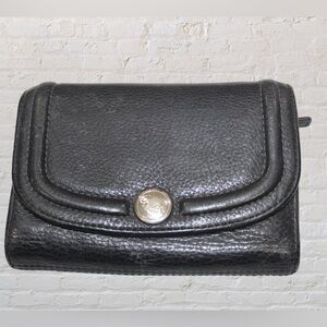 Coach Hampton Black Trifold Wallet